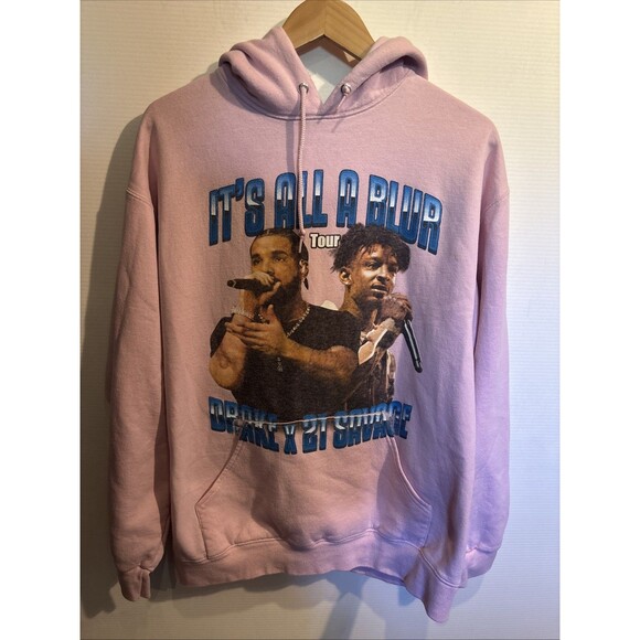 Drake Other - Large Drake and 21 Savage It’s All A Blur Tour Concert Sweatshirt Pullover